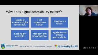 Digital Accessibility Workshop Profile