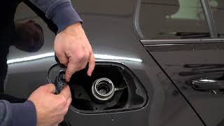 How to remove the Gas Tank cover VW Golf VII