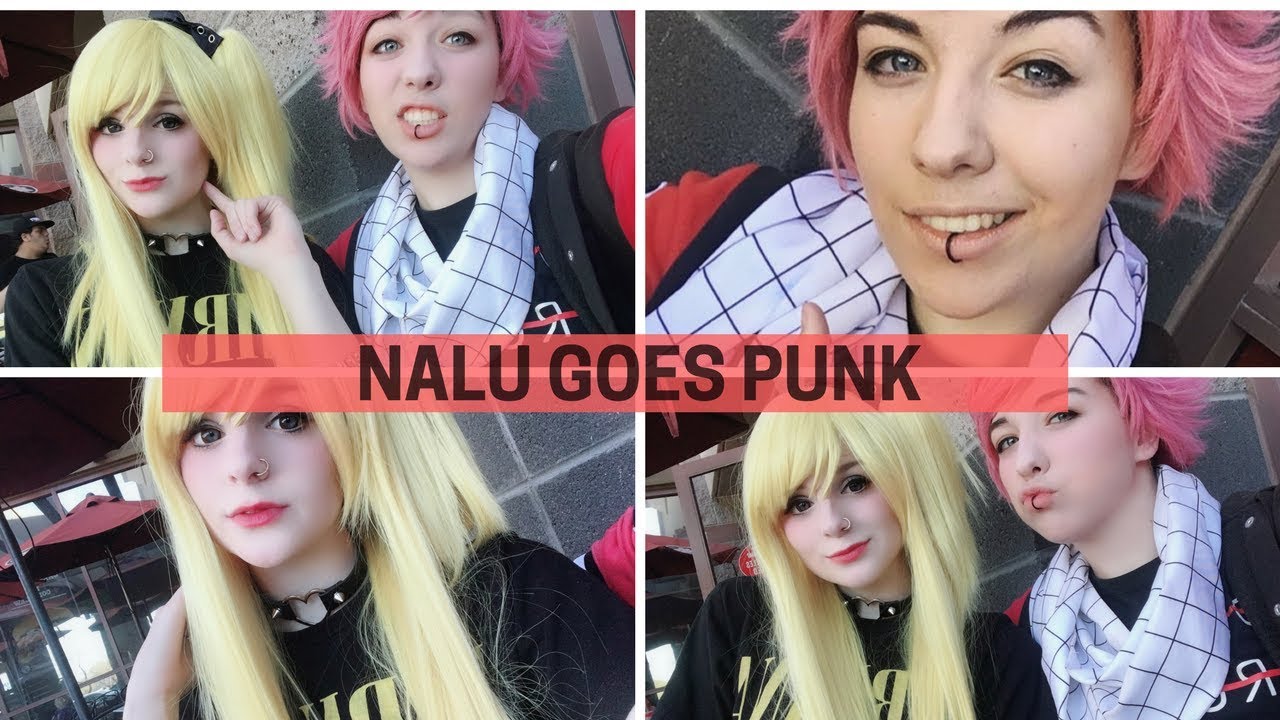 NALU GOES PUNK || A Fairy Tail Vlog