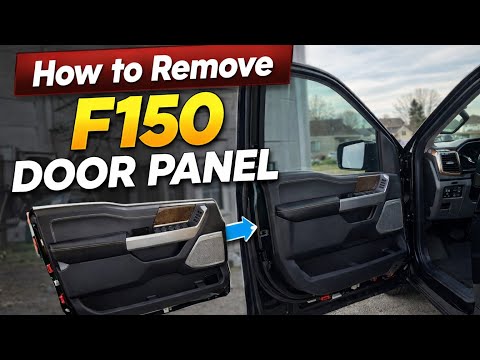 How to remove a 2021–2026 F-150 door panel, step by step