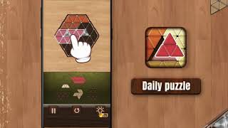 Wood Block Puzzle Triangle Tangram screenshot 5
