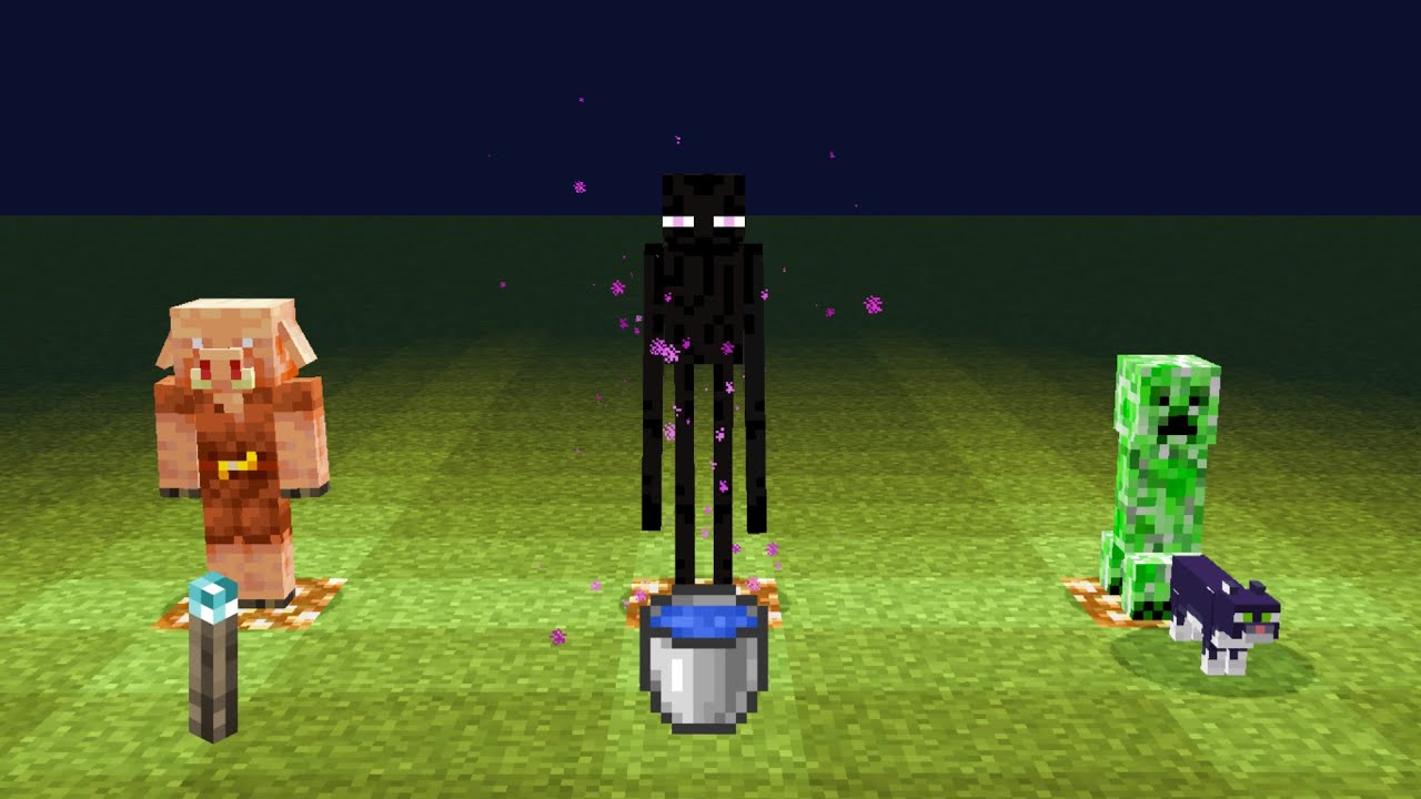 Minecraft mobs and their fears