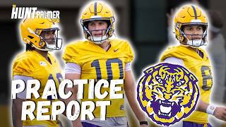 Full Practice Report: Is LSU’s QB1 Ready for Clemson | Sam Leavitt Turns Heads at Fall Camp Update