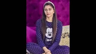 Black button style Full Sleeves  Pajama Night Suit For WomenSize a soft cotton jersey price 1100 screenshot 5