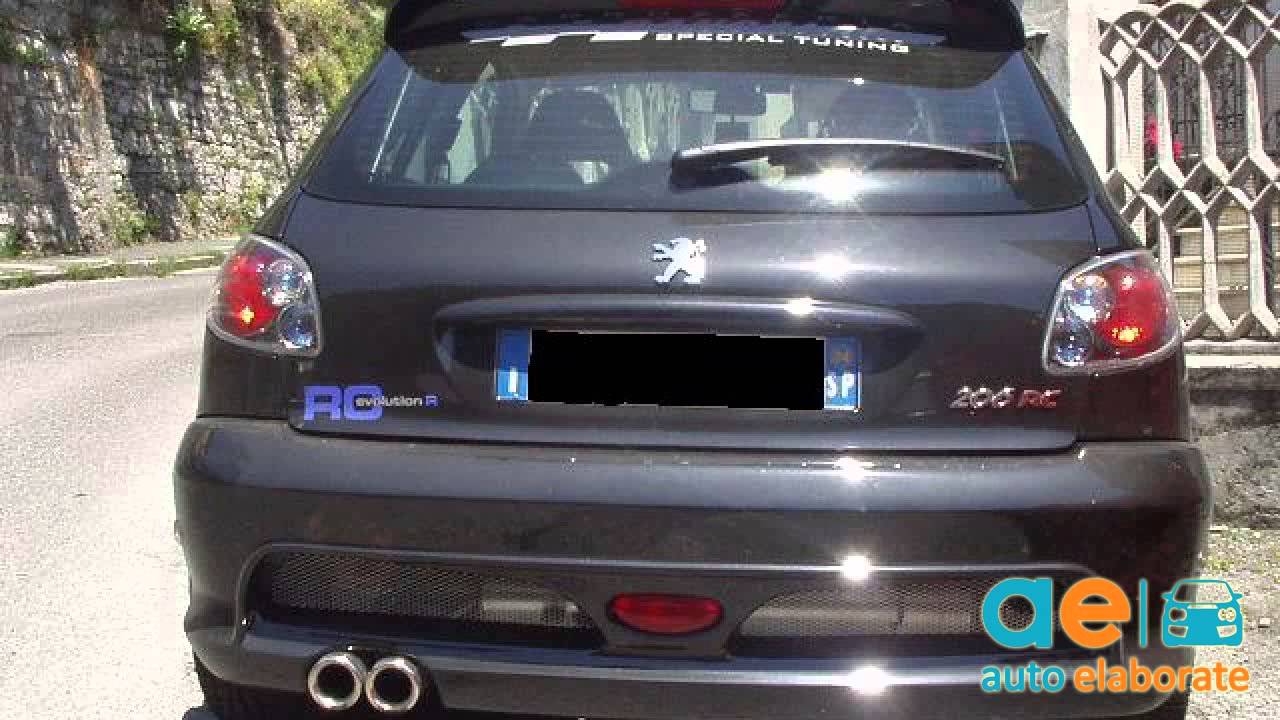 206 RC Peugeot 206 Rc Tuning - YouTube