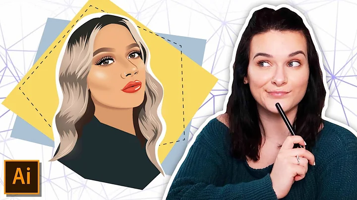 DRAW WITH ME Vector Portrait | Adobe Illustrator