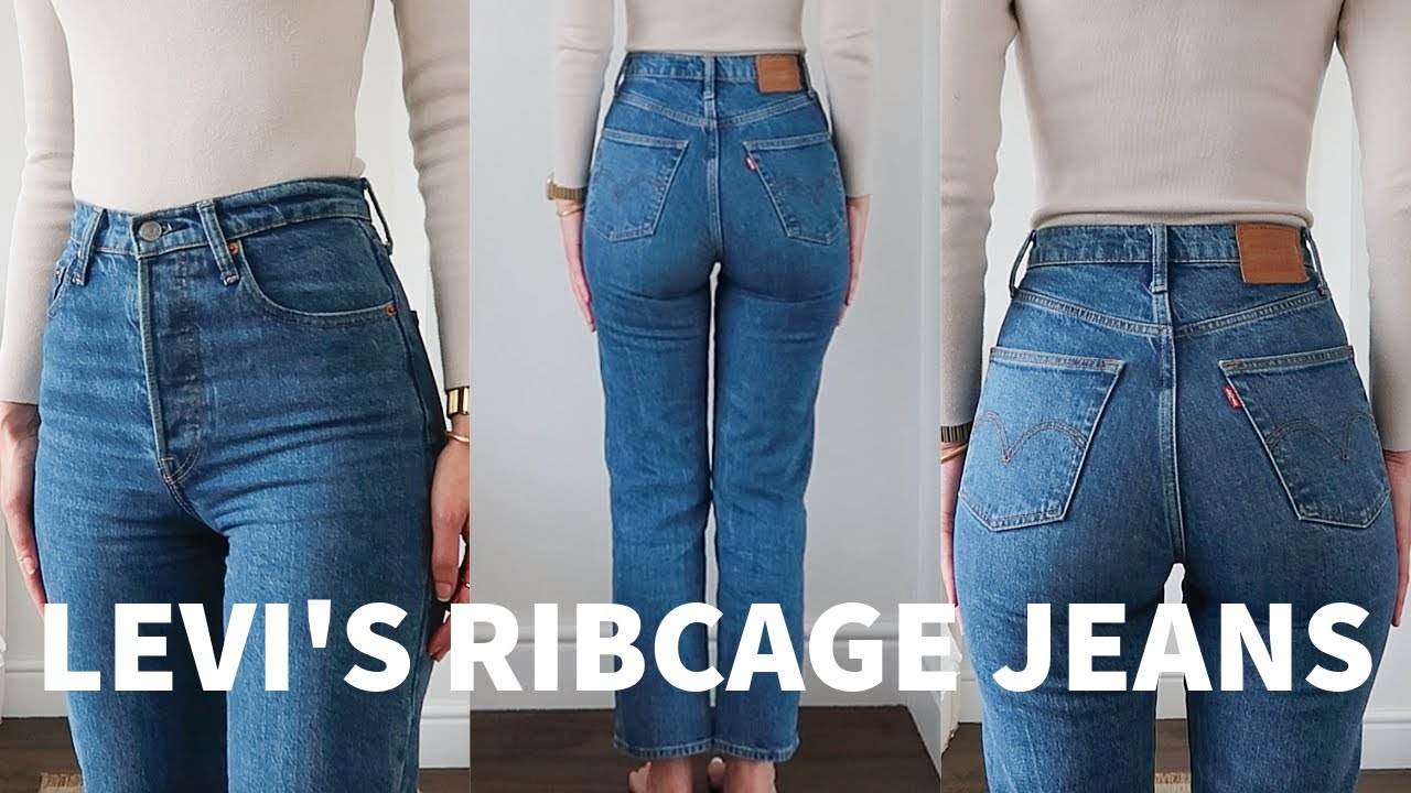 Levi’s Ribcage Jeans Review and Try-On: Straight Leg Denim | Peexo