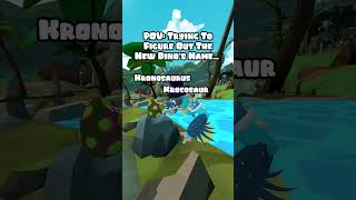 Some Dino Names Are Actually Very Hard! #ugvr #ug #vr #funny #fyp