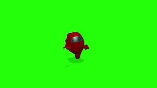 Among drip Default Dance remix with green screen