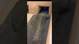 The unlocking the dam gate from sediments by its opening to release sediments for smooth water flow