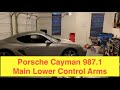 Fix annoying creak on #Porsche #Cayman #987.1 by replacing the #FRONT main #lower #control #arm