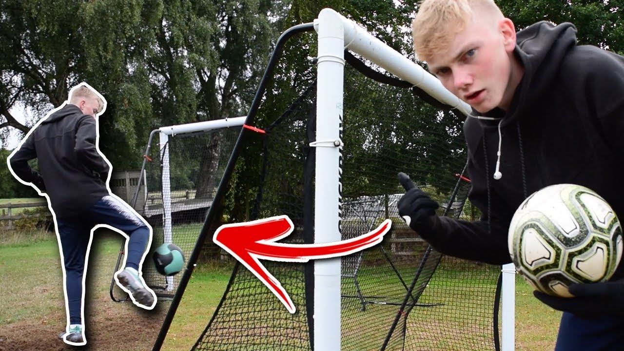 INSANE 2in1 GOAL/REBOUNDER TRICKSHOTS!!!