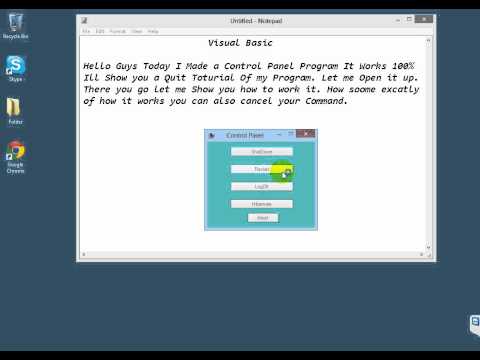 VB.Net Control Panel