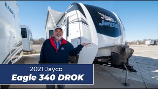 NEW Two Bedroom Trailer | 2021 Jayco Eagle 340DROK | Walk Through Tour