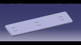 Catia v5 Olympic Flat | Wood sheet | Part Design | Mirror | Part 2
