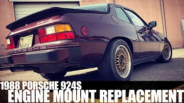 1988 Porsche 924S Engine Mount Replacement DIY