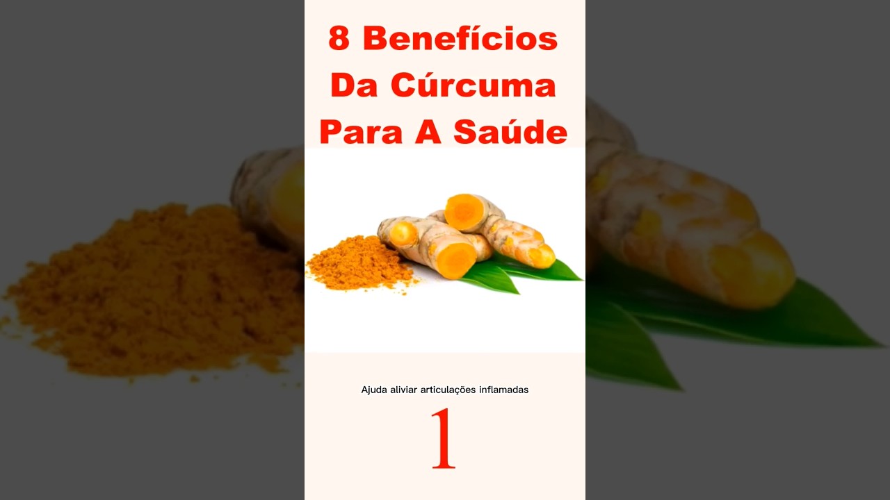 Os BENEFÍCIOS DA CÚRCUMA para sua saúde 🙌 