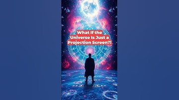 What If the Universe Is Just a Projection Screen?! #facts #universe #science