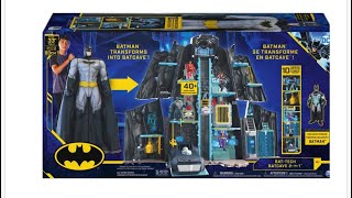 Batman Bat-Tech Bat Cave Huge Transforming Play Set With Batman Figurines Accessories. Dc Marvel