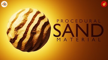 Procedural Sand Texture in Blender | Sand Material Blender