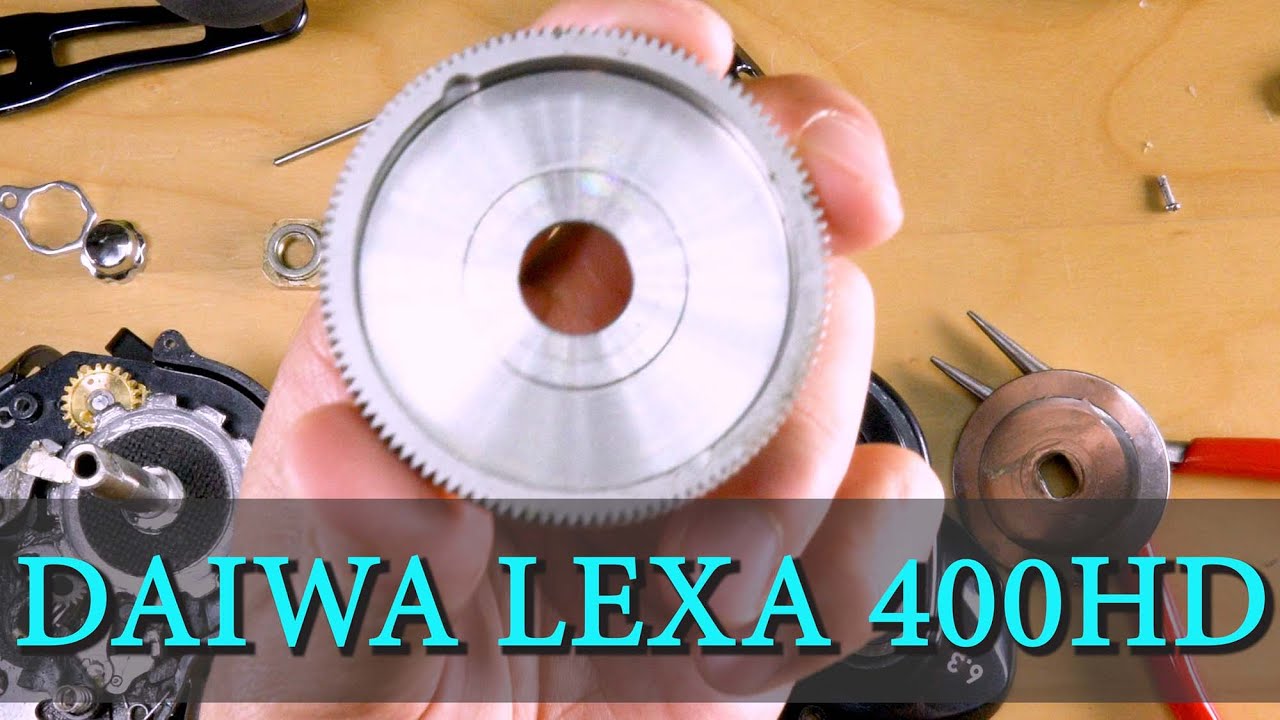 Daiwa Lexa 400HD HP Tear Down for Maintenance and Review of the Stainless  Internal Gears 