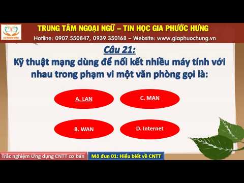 Video Đáp án Trắc nghiệm Ứng dụng CNTT_Module 1: Hiểu biết... - YouTube