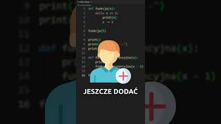Czym jest rekurencja? (w 30 sekund) 🔁 | #programowanie #python