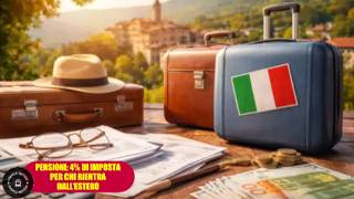 Rientro pensionati in Italia: tassazione al 4% nei piccoli Comuni