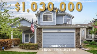 Boulder Homes for Sale Gunbarrel North Boulder