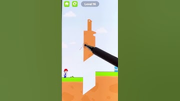 Slice to Save Level 16 Game #shorts #game #viral #funny #puzzle #cartoon