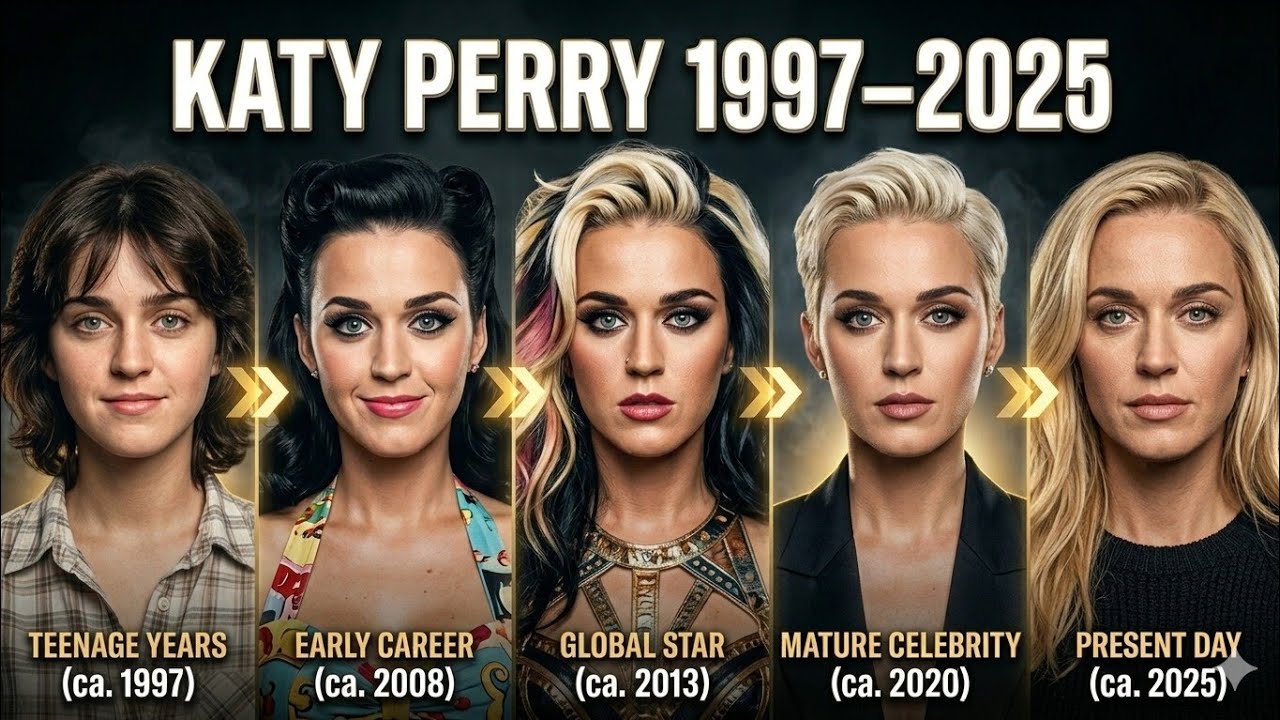 Katy Perry Age [1997 - 2025] Transformation - YouTube