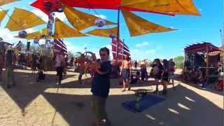 Eclipse Festival - Adam Lobo And A Dragon Staff - Gopro Hero 2 - Hd