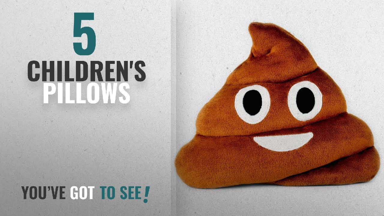 Top 10 Children'S Pillows [2018]: Desire Deluxe 32cm Poo Emoticon Smile Styles Pillow Emoticon Poop