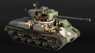 Внутри танка Sherman Easy Eight