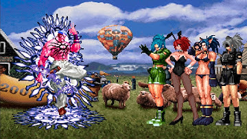 [KOF Mugen] Orochi Yamazaki vs Leona Heidern Team