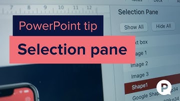 PowerPoint Tip - Selection pane