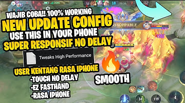 Wajib Coba!! Cara Low Device Smooth Seperti iPhone & Fix Lags | Mobile Legends