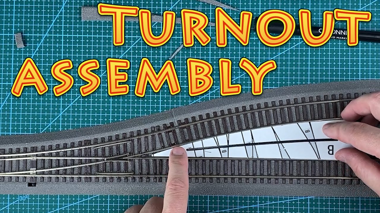 Episode 12 - ROCO Line track - Cutting the bedding at turnouts [subtitles]