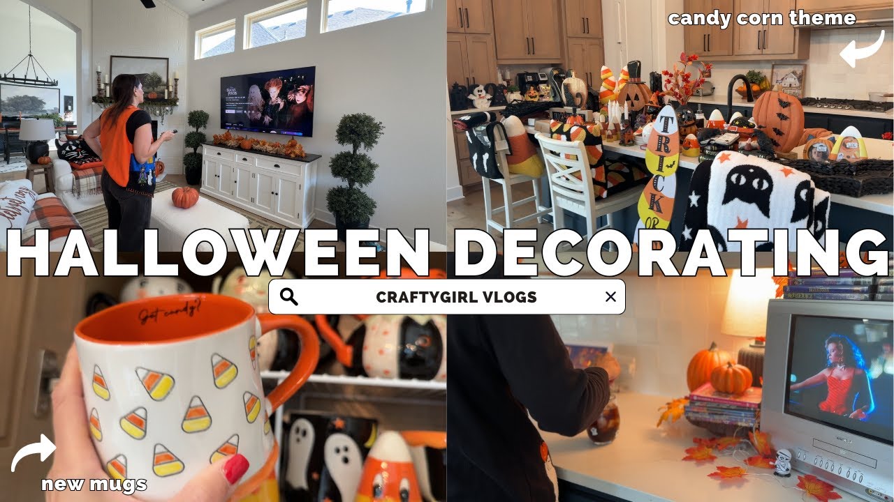 VLOGTOBER ДЕНЬ 16 | Атмосфера Хэллоуина у вас дома 🎃 Украшение + покупки в Walmart и Рождественск...