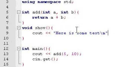 C++ Tutorial 5 - Basic Functions
