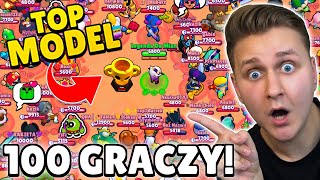 Zrobiłem TOP MODEL na 100 OSÓB w BRAWL STARS o LEGENDARNY SKIN! (300 GEMÓW!)