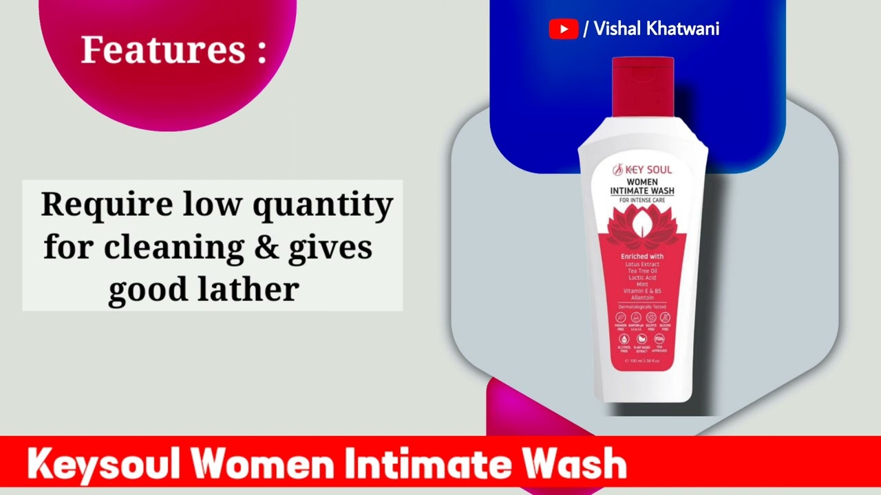 Keysoul Women Intimate Wash    Benefits and Information    Keysoul Hygiene training    RCM