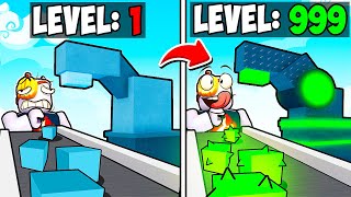 UNLOCKING LEVEL 999 DROPPER IN Roblox Merge Droppers!