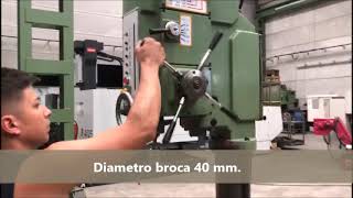 Taladro de columna ERLO TCA 40S - CECAMASA - YouTube