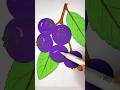 Most Satisfying Berry Art | Cozy Blueberries Marker Therapy 🎨✍️ #asmr #drawing #arttherapy