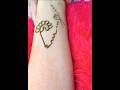 safety pin tattoo mehndi design ❤️#safety pin #mehndi #viral #moon #shorts