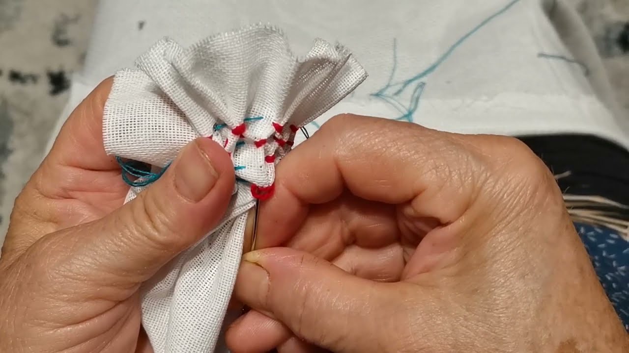 cretul in romburi - cusături manuale #iepopulara