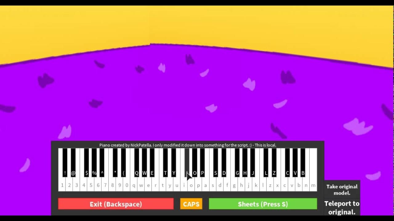 all star but its played on a roblox piano - xdddd