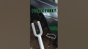 How to use a pickle fork #cars #tools #automobile #mechanic #diy #automotive #howto #nissan