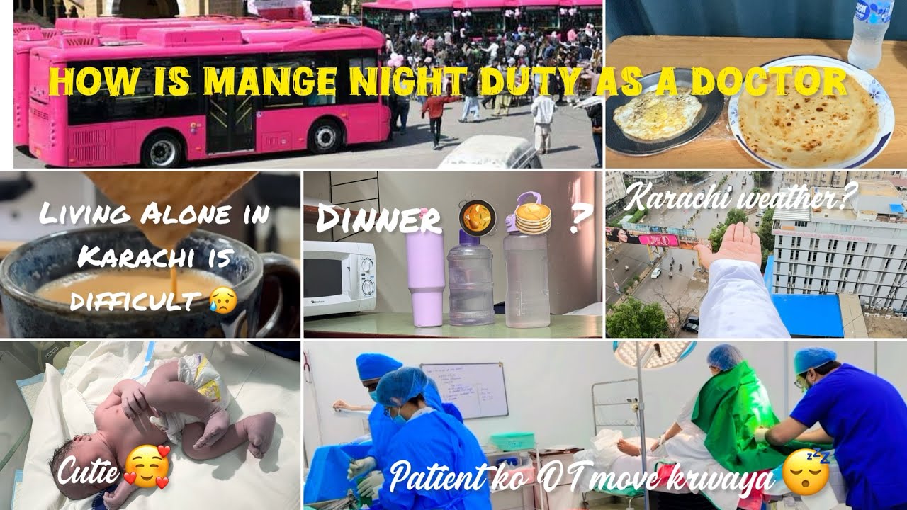 A Doctor Night Duty Vlog | Hospital Life in Karachi | Night Shift ...